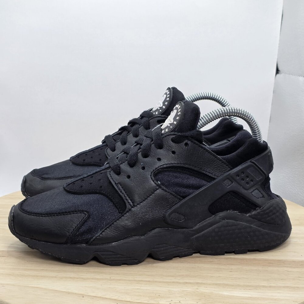 Women's Size 8 -‎ Nike By You Air Huarache Triple Black  FD9782 900 Sneakers